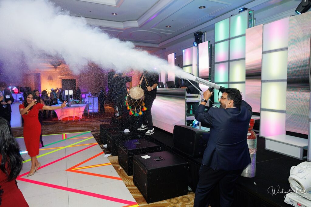 NYX Events CO2 cannon.